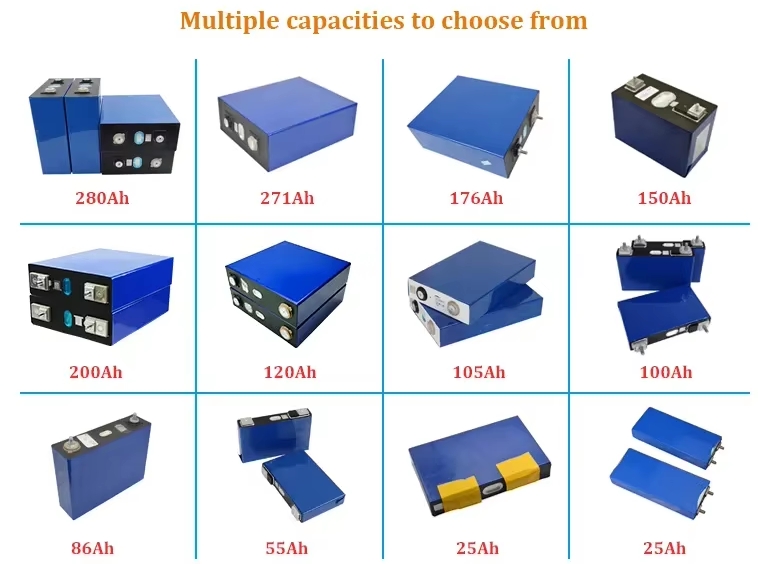 Multiple Capacities LiFePO4 Battery